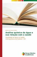 Analise Quimica Da Agua e Sua Relacao Com a Saude cover