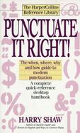 Punctuate It Right! cover