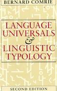 Language Universals Linguistic Typology Syntax and Morphology cover
