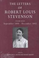 The Letters of Robert Louis Stevenson September 1890-December 1892 (volume7) cover