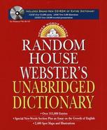 Random House Webster's Unabridged Dictionary and CDROM Version 3.0 with CDROM cover