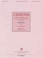 Canzona from the Folkloric Suite For Organ and Brass Quartet, or Organ Solo cover