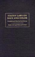 States' Laws on Race and Color cover