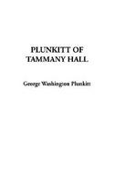 Plunkitt of Tammany Hall cover