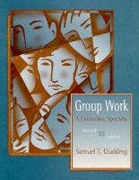 Group Work: A Counseling Specialty cover