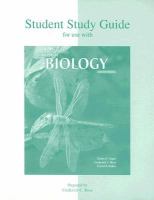 Student Study Guide to accompany Concepts In Biology cover