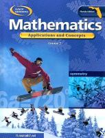 Glencoe Mathematics Course 2: Florida (Glencoe Mathematics) cover