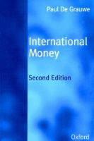 International Money Postwar Trends and Theories cover