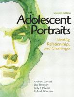 Adolescent Portraits: Identity, Relationships, and Challenges cover