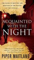 Acquainted with the Night cover
