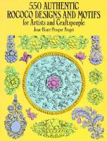 550 Authentic Rococo Designs and Motifs for Artists and Craftspeople cover