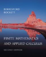 Finite Mathematics And Applied Calculus cover