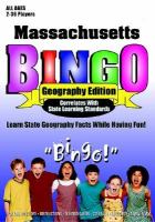Massachusetts Bingo Geography Edition cover