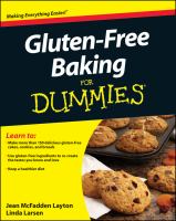 Gluten-Free Baking for Dummies cover