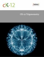 FlexBook: CK-12 Trigonometry cover