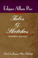 Poe: Tales and Sketches 1843-1849 (Volume 2) cover
