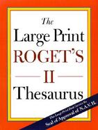 The Large Print Roget's II Thesaurus cover