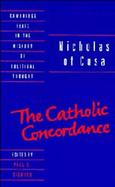 The Catholoc Concordance cover