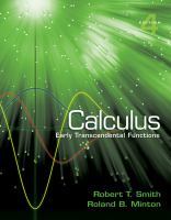 Calculus - Early Transcendental Functions with Connect Access Card cover