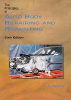 The Principles of Auto Body Repairing and Repainting cover