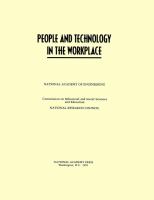 People and Technology in the Workplace cover