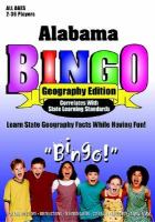 Alabama Bingo Geography Edition cover