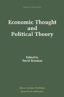 Economic Thought and Political Theory cover