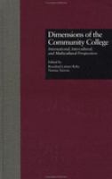 Dimensions of the Community College International, Intercultural, and Multicultural Perspectives cover