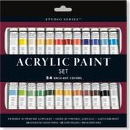 Acrylic Paint Set 24 Colors cover