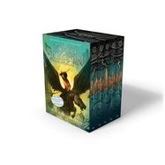 Percy Jackson and the Olympians 5 Book Paperback Boxed Set (new Covers W/poster) cover