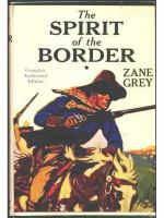 The Spirit of the Border cover