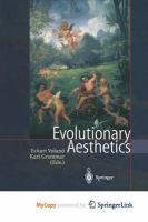 Evolutionary Aesthetics cover