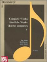Piano Complete Works V cover