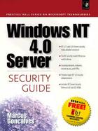 Windows NT 4.0 Server Security Guide with CDROM cover