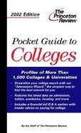Pocket Guide to Colleges, 2002 Edition cover