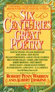 Six Centuries of Great Poetry cover