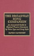 The Broadway Song Companion cover