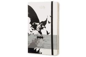 Moleskine Batman Limited Edition Notebook, Large, Ruled, White, Hard Cover (5 X 8.25) cover