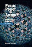Public Policy in America: Government in Action cover