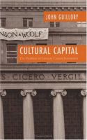 Cultural Capital The Problem of Literary Canon Formation cover