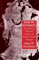 Fear of Diversity: The Birth of Political Science in Ancient Greek Thought cover