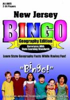 New Jersey Bingo Geography Edition cover