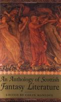 An Anthology of Scottish Fantasy Literature cover