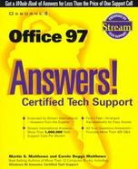 Office 97 Answers: Certified Tech Support cover