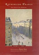 Rethinking France Les Lieux De Memoire, Space (volume2) cover