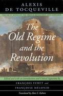 The Old Regime and the Revolution Notes on the French Revolution and Napoleon (volume2) cover