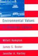 Environmental Values in American Culture cover