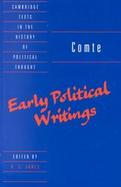 Comte, Early Political Writings cover