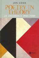 Poetry in Theory An Anthology, 1900-2000 cover