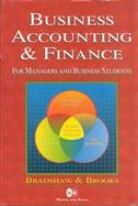 Business Accounting & Finance for Managers & Business Students cover